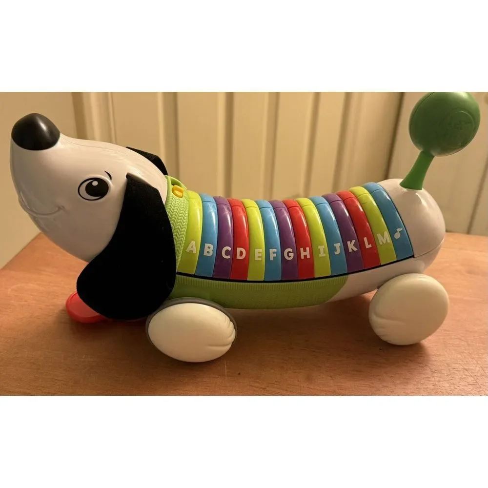 LeapFrog Alphapup Alphabet Letters Learning Talking‎ Toy Dog Red Bone Tested